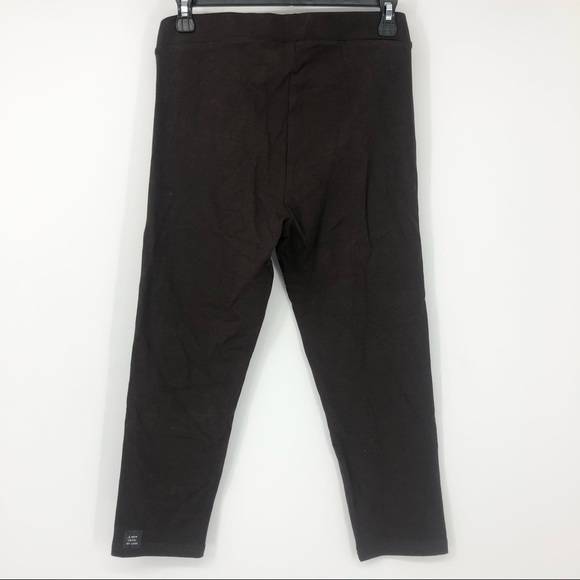 Simply Vera Vera Wang Medium Brown Luxe Cotton Capri Shape Retention Leggings - Picture 5 of 5